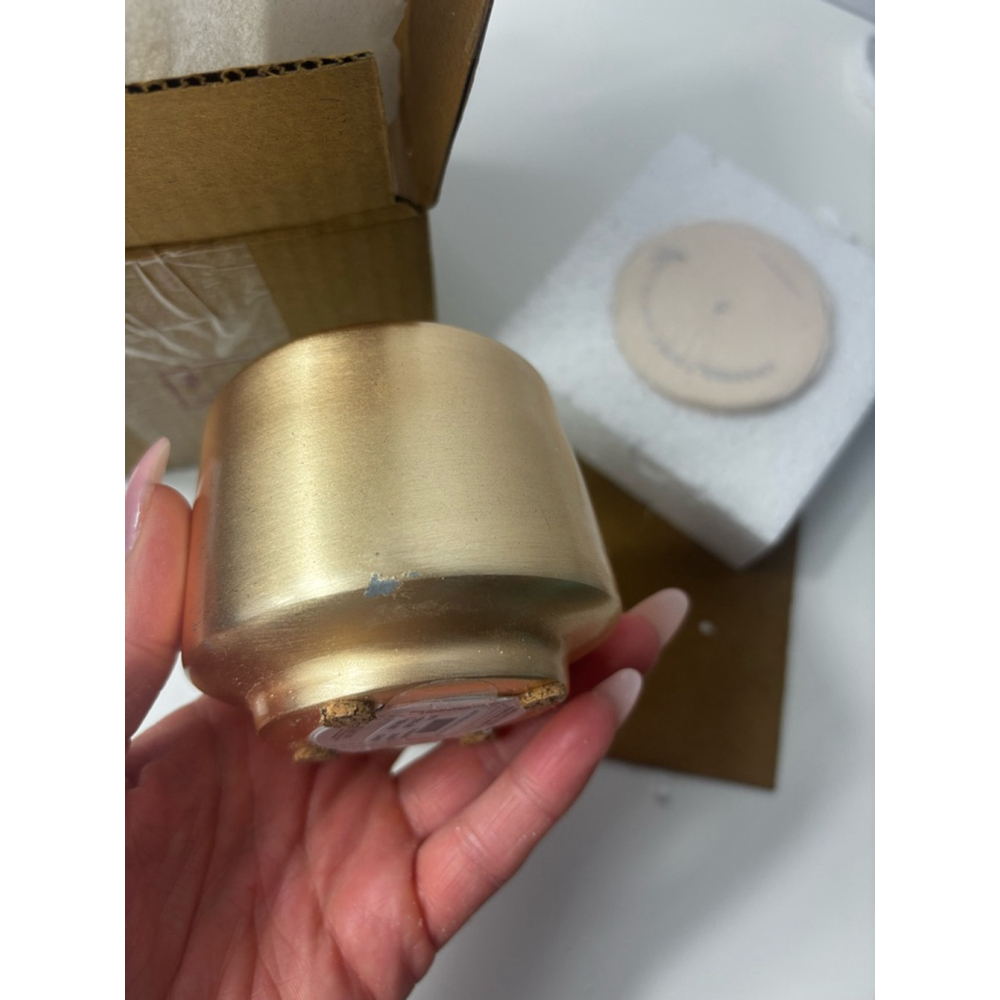Anthropologie Gather Candle Woody Ambered Vanilla Gold - Picture 2 of 6